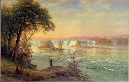 'Las cataratas de San Antonio', 1880-1887, de Albert Bierstadt