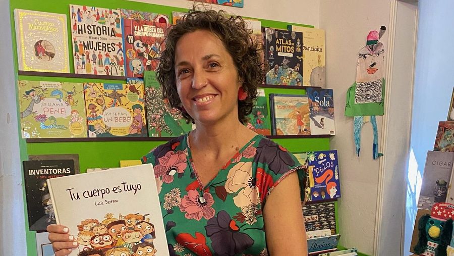 Gema Castaño, después de la entrevista