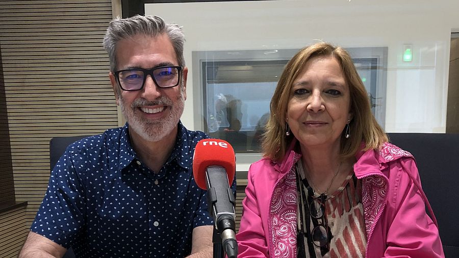 Arturo Martín junto a Carmen Fernández Tamayo