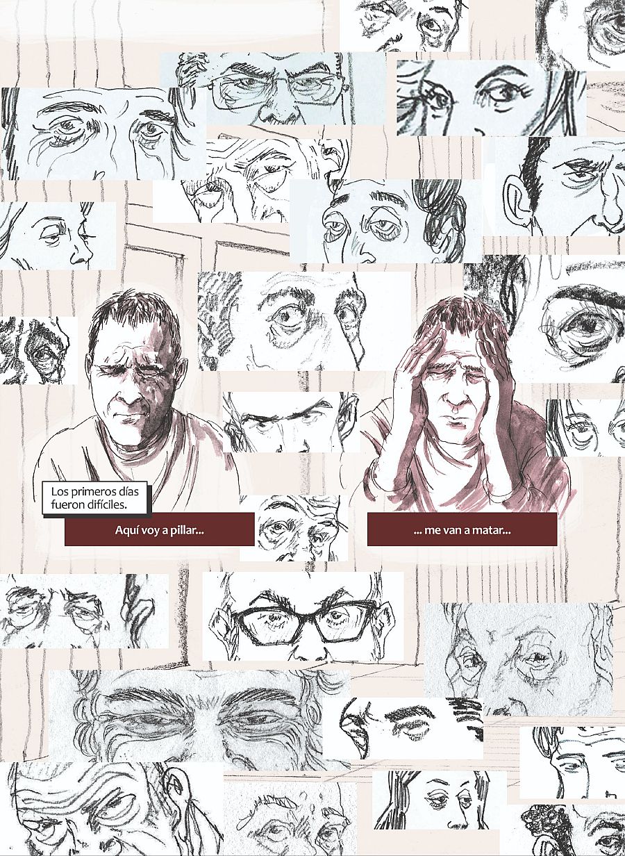 Página de 'Fuerza. Notas desde un centro de rehabilitación'