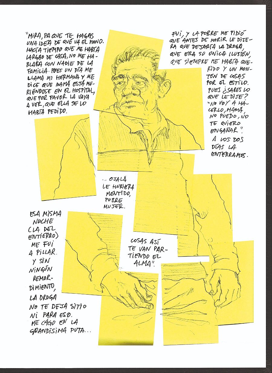 Página de 'Fuerza. Notas desde un centro de rehabilitación'