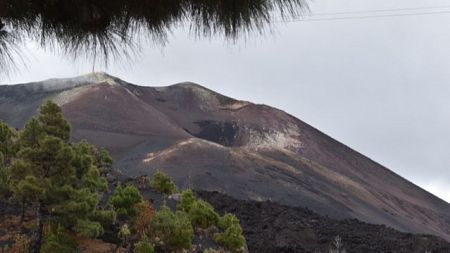 El volcán Tajogaite