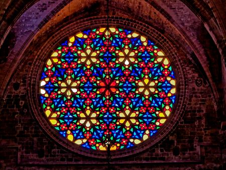 Rosetón de la Catedral de Palma