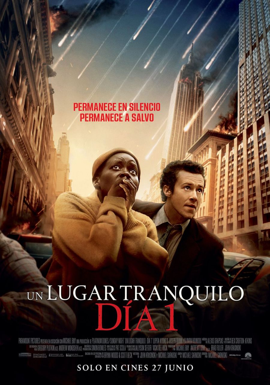 Cartel de 'Un lugar tranquilo. Día 1'