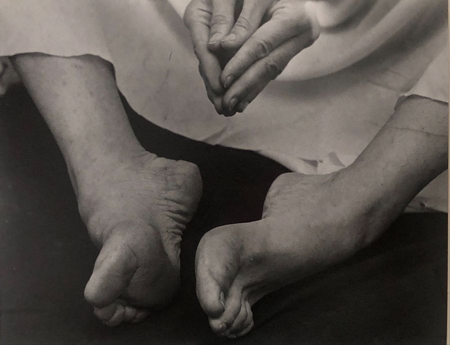 Los pies de Martha Graham, 1941, Imogen Cunningham