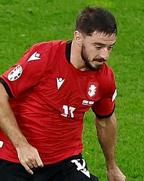 Otar Kiteishvili, centrocampista de Georgia