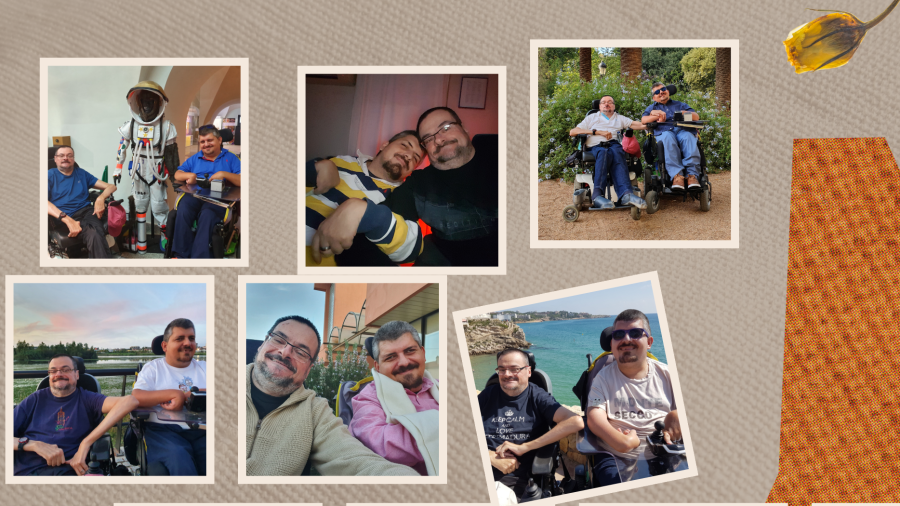 José López y Luisfer Sánchez-Moreno se conocieron hace ocho años por internet.