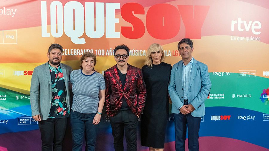 Alberto Fernandez, Concepción Cascajosa, César Vallejo, María Eizaguirre y Manuel Ventero