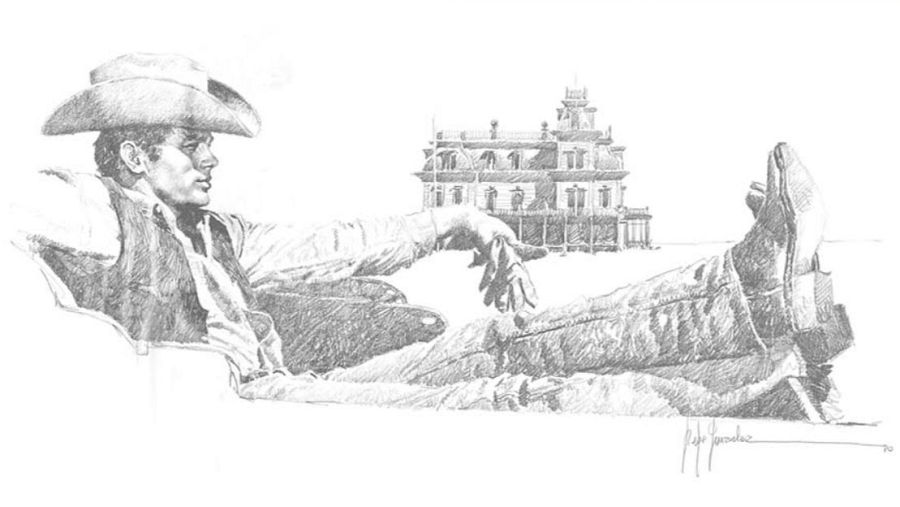 Iustración de James Dean, de Pepe González