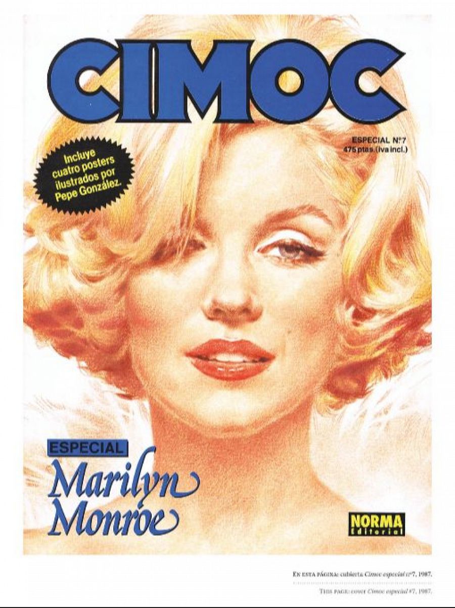 Retrato de Marilyn Monroe, de Pepe González