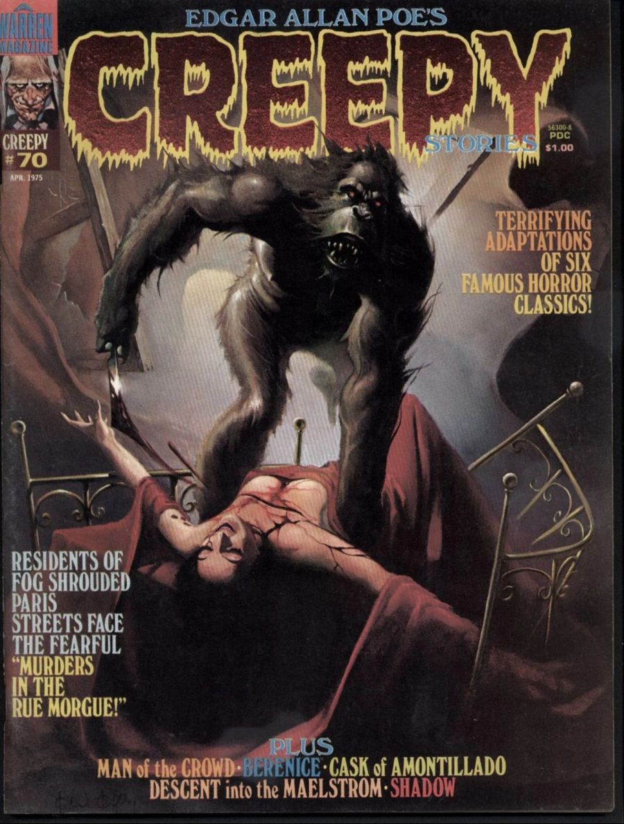 Portada del número 70 de 'Creepy'