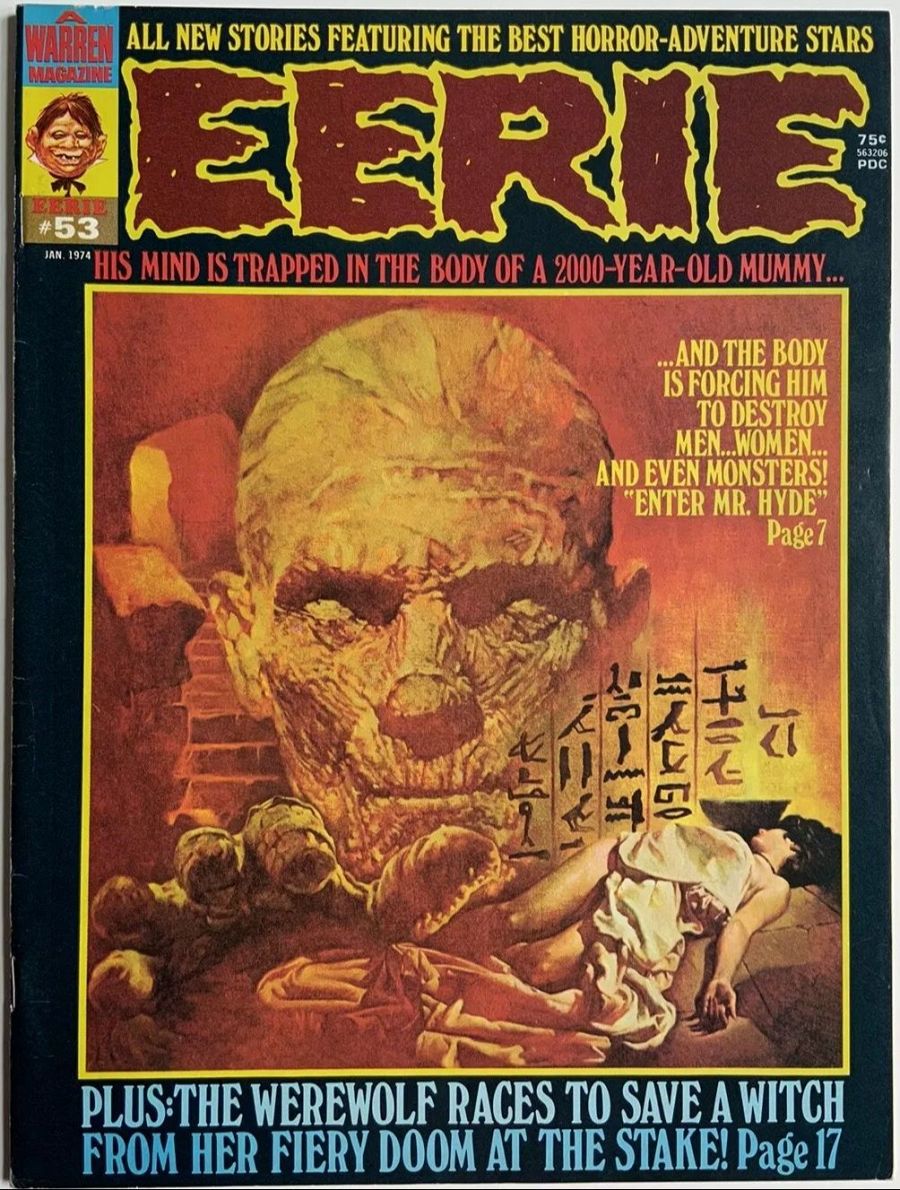 Portada del número 53 de 'Eerie'