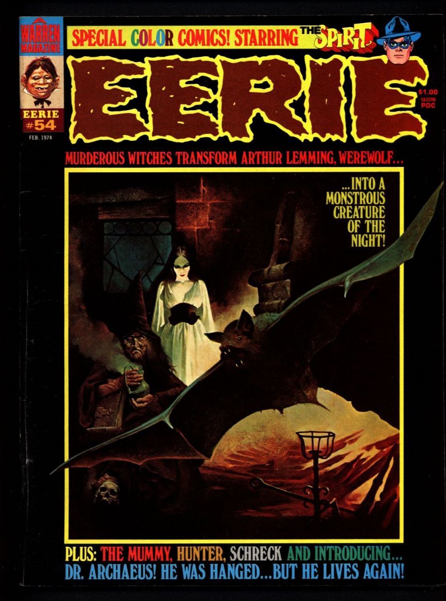 Portada del número 54 de 'Eerie'