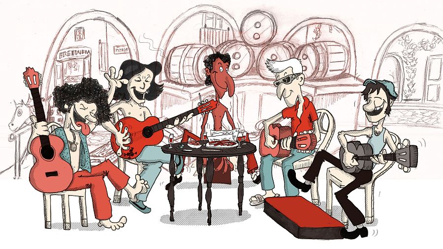 G-5, el súper grupo formado por Kiko Veneno, Los Delincuentes, Muchachito Bombo Infierno y Tomasito.