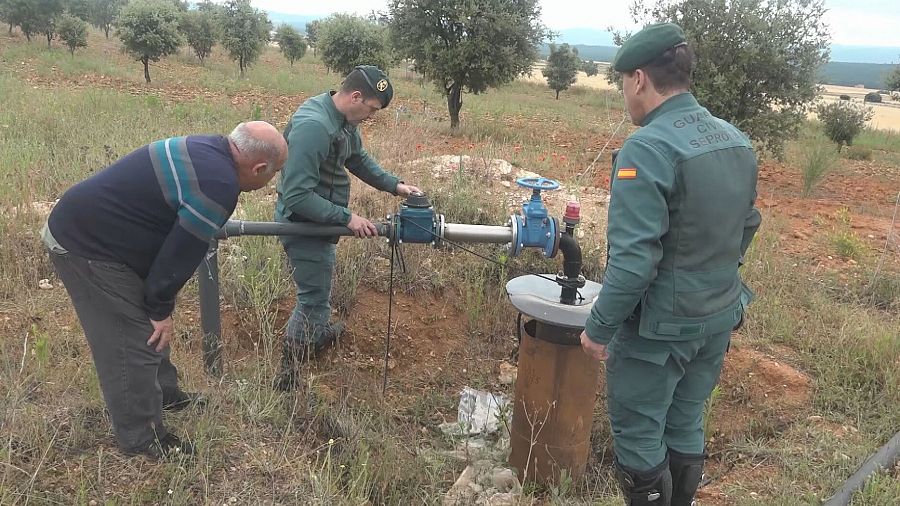 El Seprona de la Guardia Civil realizando tareas de control