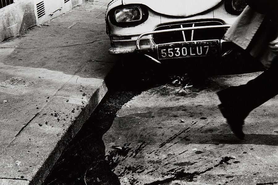 'Sin título', Takuma Nakahira, de la serie 'Circulación: fecha, lugar, acontecimientos', 1971.