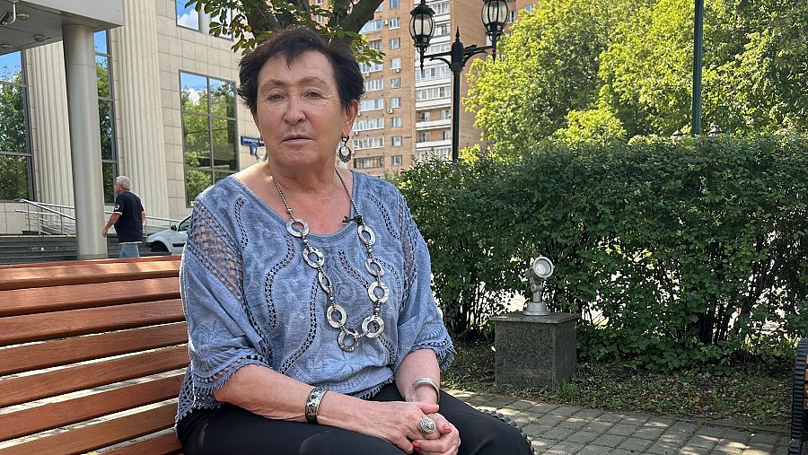 Tatiata Kasátkina durante la entrevista con RTVE