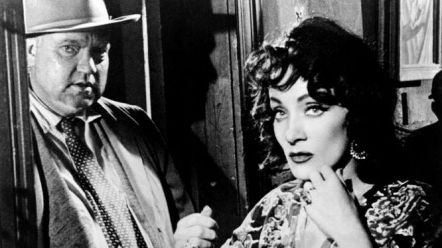 Orson Welles y Marlene Dietrich en 'Sed de mal'