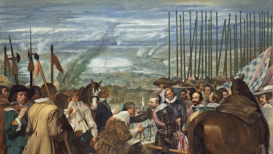 'Las lanzas' o 'La rendición de Breda', de Diego de Velázquez.