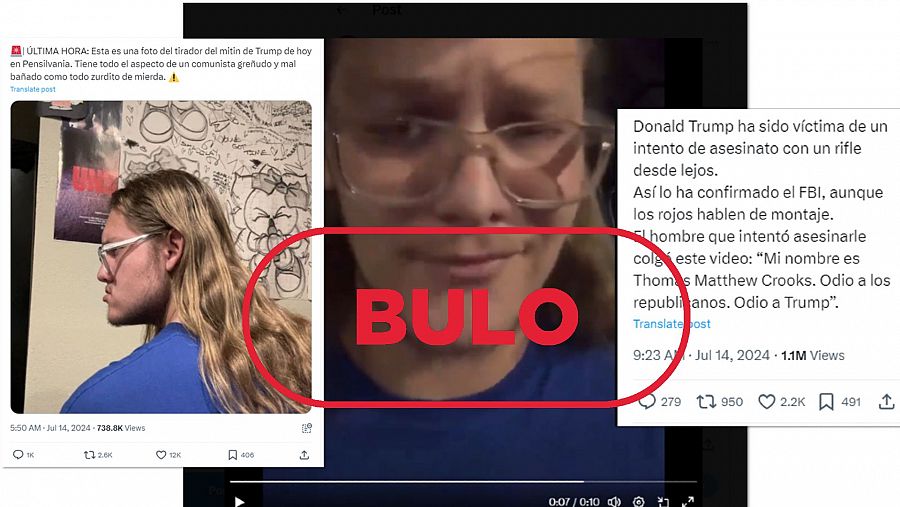 Este joven con melena rubia no es el autor del tiroteo contra Trump