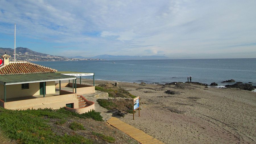 Playa El Ejido, Mijas (Málaga)