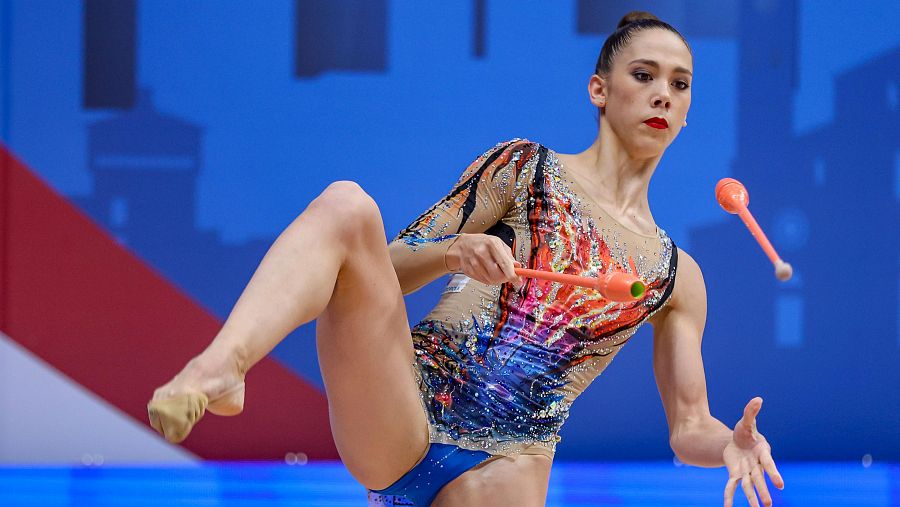 La gimnasta Polina Berezina