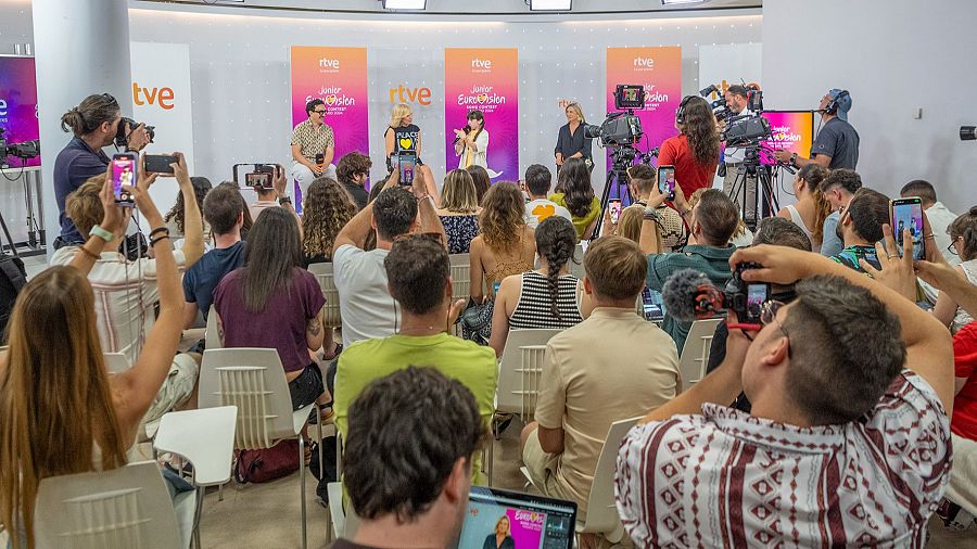 Durante la rueda de prensa