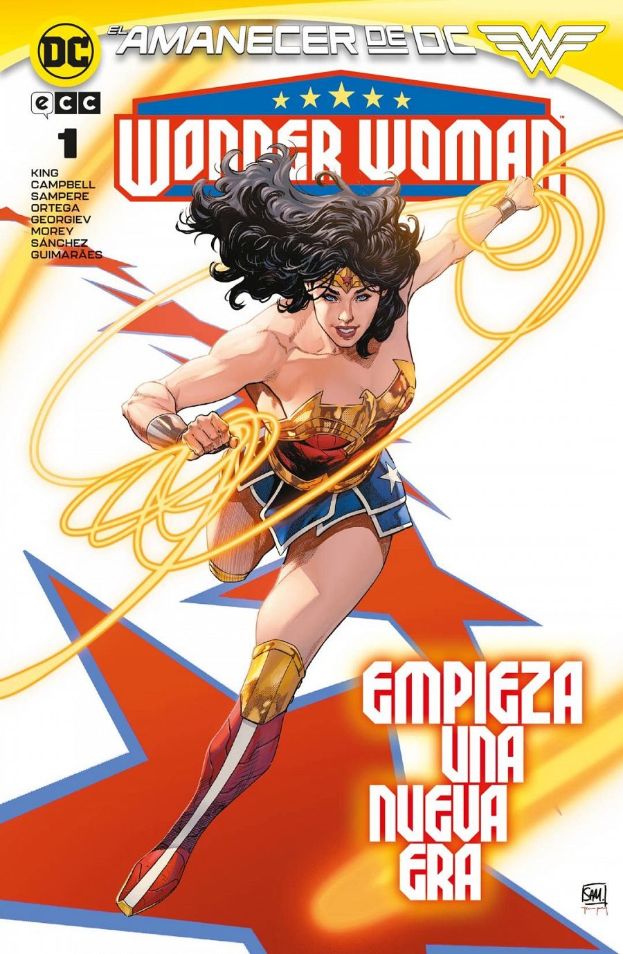 Portada de 'Wonder Woman: Empieza una nueva era' (ECC Ediciones TM & © 2024 DC)