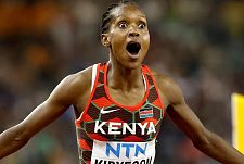 Faith Kipyegon, atleta keniana de 1.500m y 5.000m