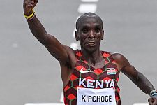 Eliud Kipchoge, atleta keniano de maratón