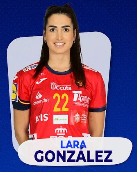 Lara González, lateral izquierdo de las 'Guerreras'