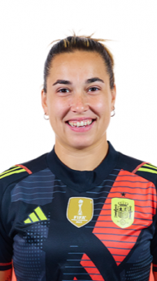 Cata Coll, portera de la selección española de fútbol