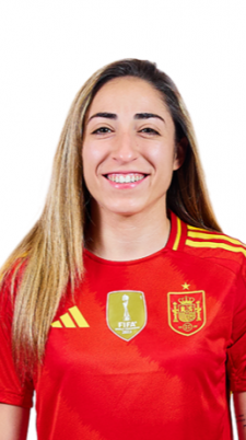 Olga Carmona, defensa de la selección española femenina de fútbol en París 2024