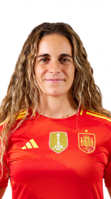 Tere Abelleira, centrocampista de la selección española femenina de fútbol en París 2024