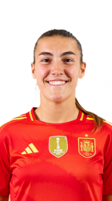 Patri Guijarro, centrocampista de la selección española femenina de fútbol en París 2024