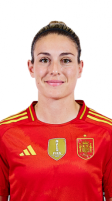 Alexia Putellas, centrocampista de la selección española femenina de fútbol en París 2024