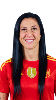 Jenni Hermoso, centrocampista de la selección española femenina de fútbol en París 2024