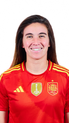 Mariona Caldentey, delantera de la selección española femenina de fútbol en París 2024