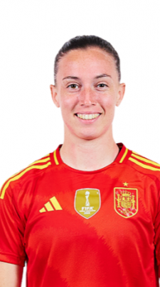 Eva Navarro, delantera de la selección española femenina de fútbol en París 2024