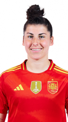 Lucia García, delantera de la selección española femenina de fútbol en París 2024