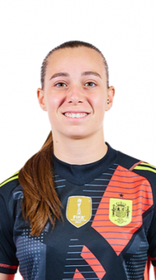 Elene Lete, portera de la selección española femenina de fútbol en París 2024