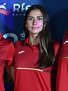 Paula Crespí, jugadora de la selección española de waterpolo