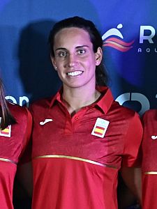 Anni Espar, jugadora de la selección española de waterpolo