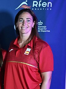 Maica García, jugadora de la selección española de waterpolo