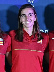 Bea Ortiz, jugadora de la selección española de waterpolo