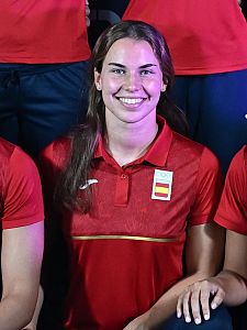 Nona Pérez, jugadora de la selección española de waterpolo