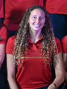 Isabel Piralkova, jugadora de la selección española de waterpolo