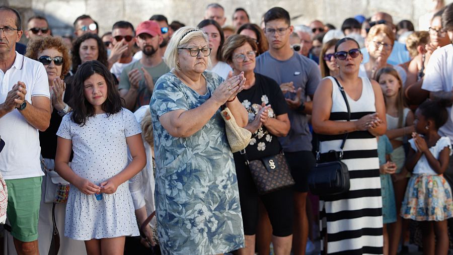 Minuto de silencio en Bayona por el naufragio de un pesquero en Malvinas