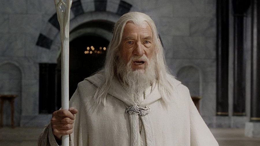 Gandalf, interpretado por Ian McKellen, en 'El retorno del Rey'