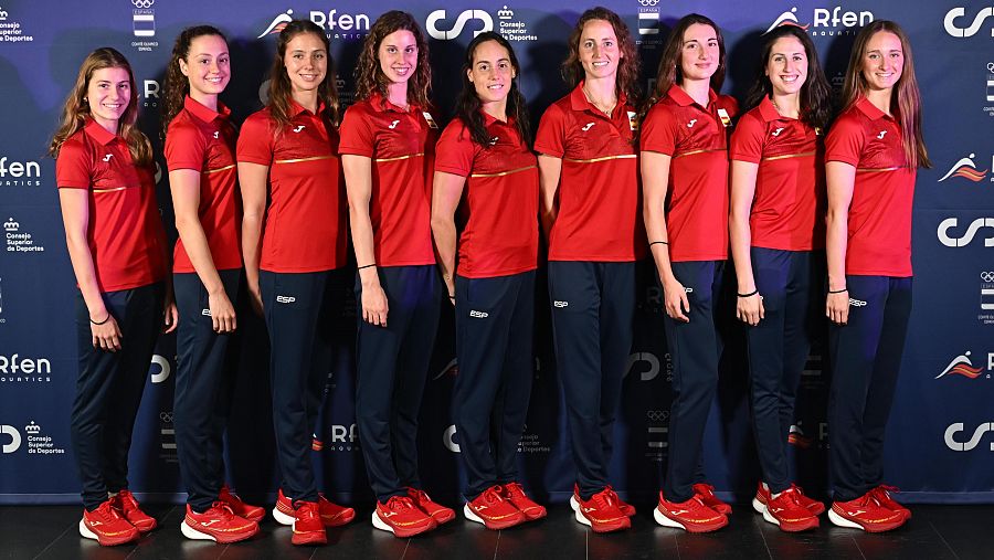 Equipo español de natación artística para los Juegos de París 2024